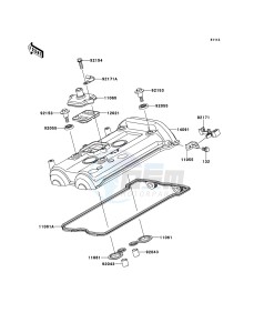 VERSYS KLE650CEF XX (EU ME A(FRICA) drawing Cylinder Head Cover