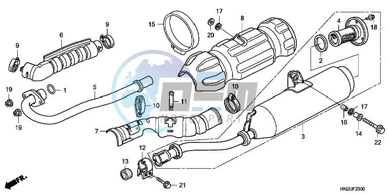 EXHAUST MUFFLER