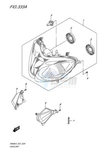 AN650 BURGMAN EU drawing HEADLAMP