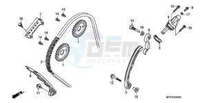 CB600FA9 Spain - (SP / ABS) drawing CAM CHAIN/TENSIONER