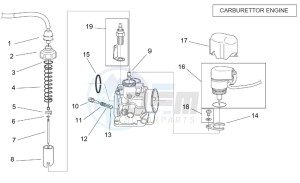 SR 50 H2O Di-Tech AND carb drawing Carburettor I