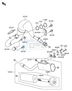 RM65 (E3) drawing MUFFLER