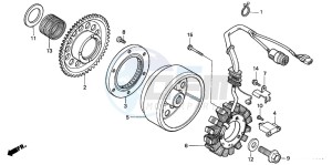 TRX300FW FOURTRAX 300 4X4 drawing GENERATOR