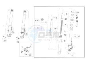 ETV Caponord 1200 drawing Front Fork