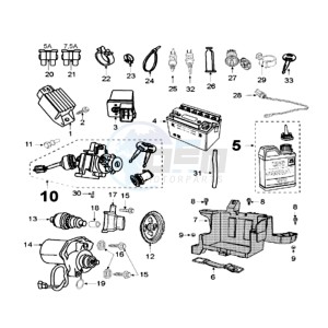 VIVA 3 L 50 2T drawing ELECTRIC PART