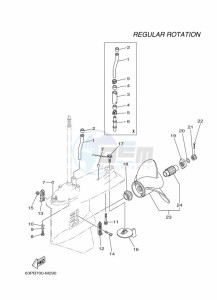 F150DETL drawing PROPELLER-HOUSING-AND-TRANSMISSION-2