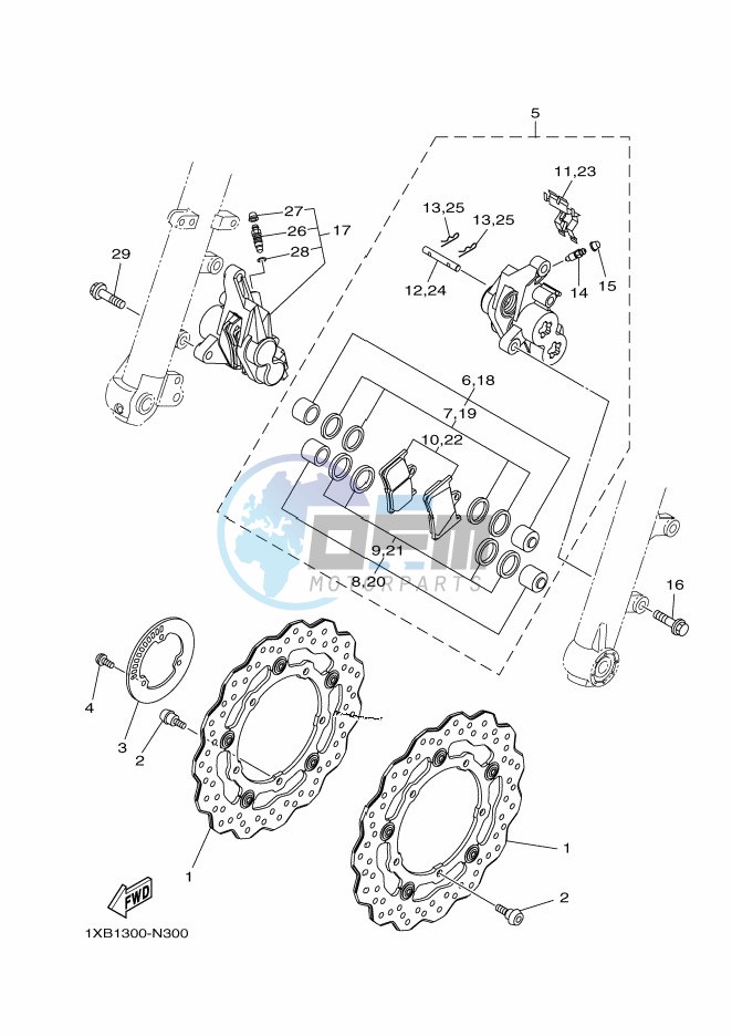 FRONT BRAKE CALIPER