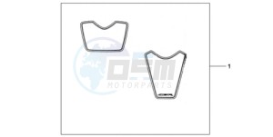 CBR1000RR9 Korea - (KO / MK) drawing RACING STICKERSSET