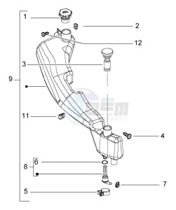 NRG 50 power purejet drawing Oil tank