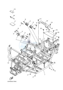 YXM700E YXM700PF VIKING EPS (1XPR) drawing FRAME