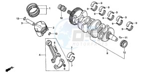 CBF600NA drawing CRANKSHAFT/PISTON (CBF600S6/SA6/N6/NA6)