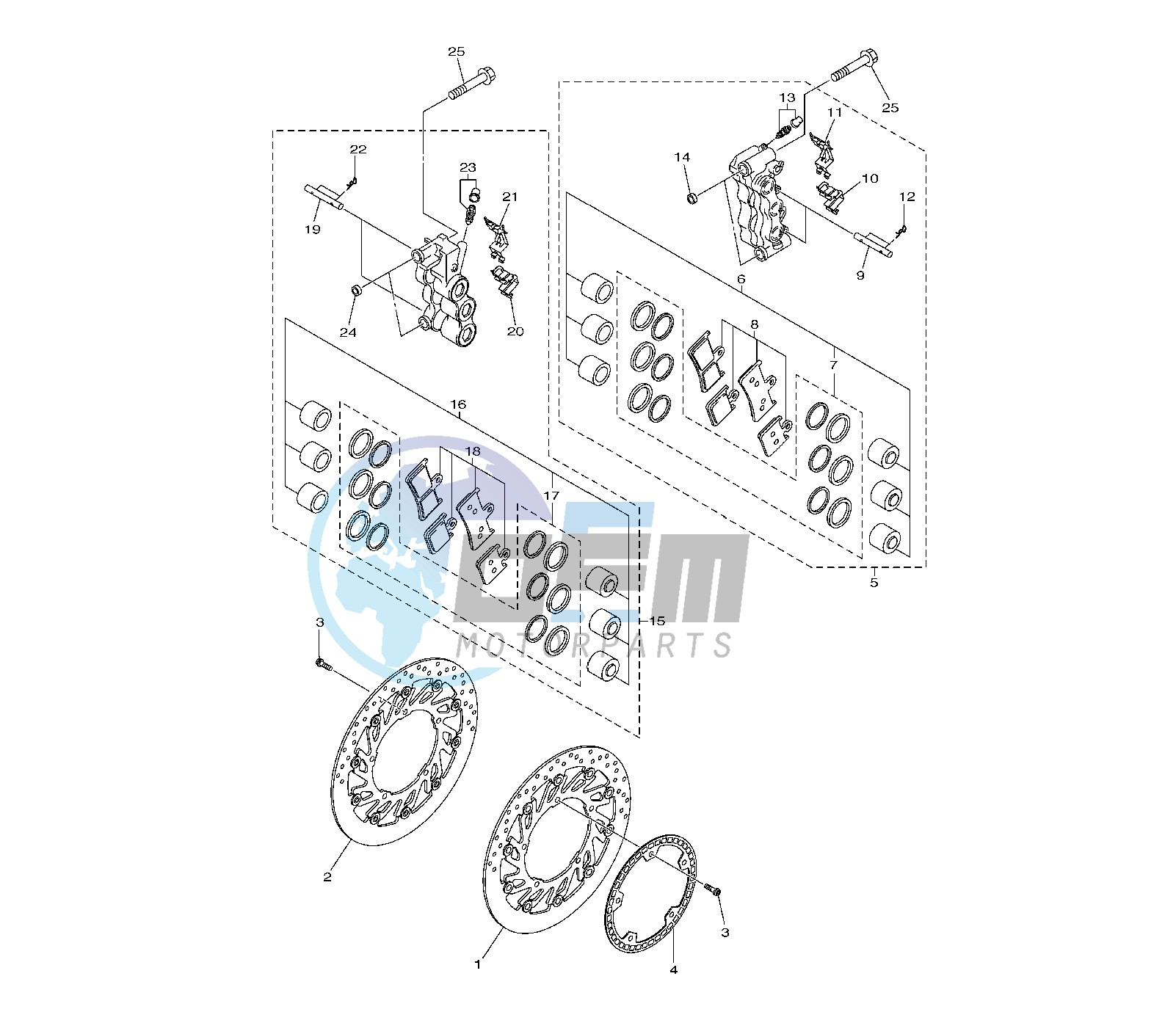 FRONT BRAKE CALIPER