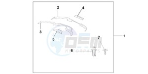 ST13009 UK - (E / MKH MME) drawing FAIRING DEFLECTOR