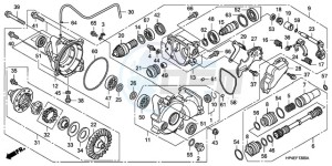 TRX420FPM9 U / 4WD drawing FRONT FINAL GEAR