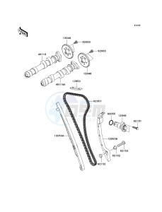 ER 650 A [ER-6N (EUROPEAN] (A6S-A8F) A6S drawing CAMSHAFT-- S- -_TENSIONER