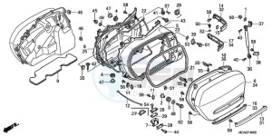 GL18009 UK - (E / AB MKH NAV) drawing SADDLEBAG