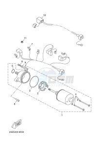 YP125R X-MAX125 X-MAX125 (2ABG) drawing STARTING MOTOR