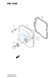 UH125 BURGMAN EU drawing CYLINDER HEAD COVER