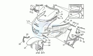 Sport Corsa 1100 drawing Front body