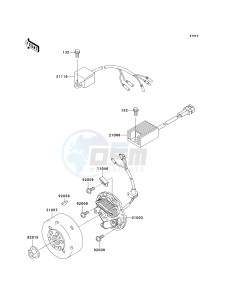 KDX 220 A [KDX220R] (A10-A12) [KDX220R] drawing GENERATOR