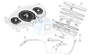 Leonardo 250 st (eng. Yamaha) drawing Dashboard