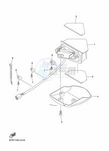 WR450F (B7R4) drawing TAILLIGHT