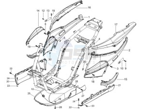 NRG 50 power DD (UK) UK drawing Side cover - Spoiler