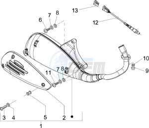 LX 125 4T ie E3 drawing Silencer