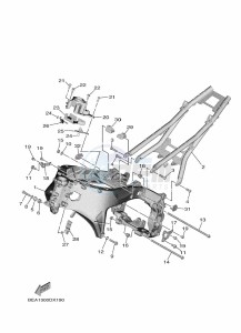 XSR900 MTM890-U (BMS1) drawing FRAME