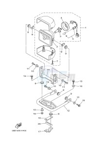 YFM250R RAPTOR 250 (33B8) drawing HEADLIGHT 2