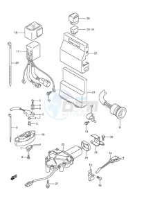 DF 300 drawing PTT Switch/Engine Control Unit