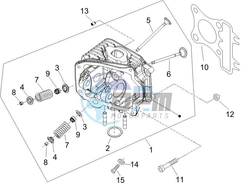 Cilinder head unit - Valve