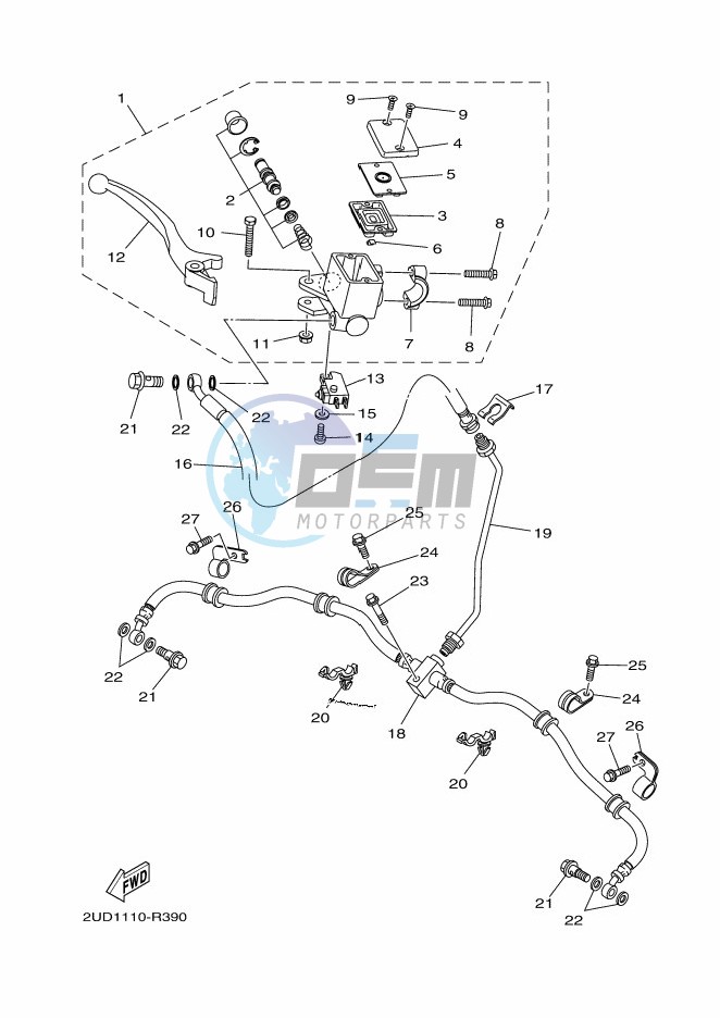 FRONT MASTER CYLINDER