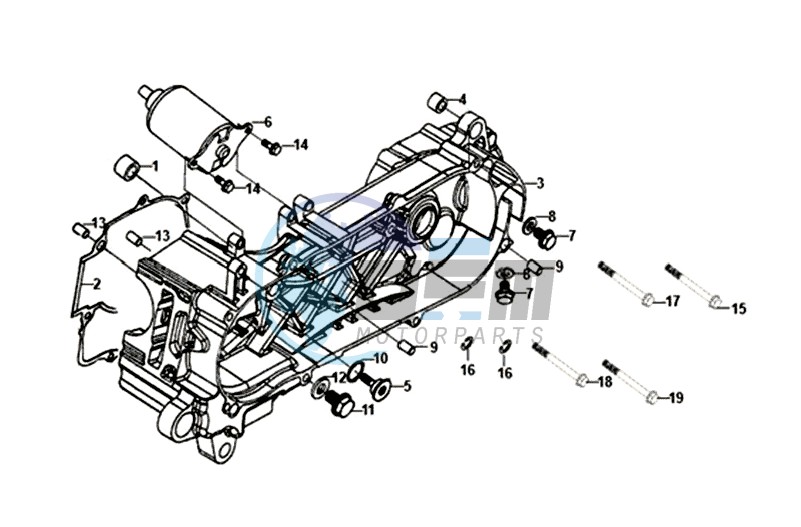 CRANKCASE COVER LINKS