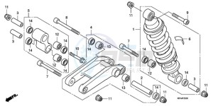 CBF10009 F / CMF drawing REAR CUSHION