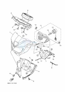 YFM450FWBD KODIAK 450 EPS (BEYA) drawing HEADLIGHT 2