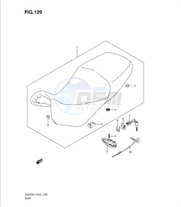 DL650 drawing SEAT