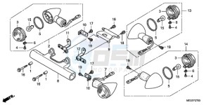 VT750CA9 Europe Direct - (ED / MME) drawing WINKER