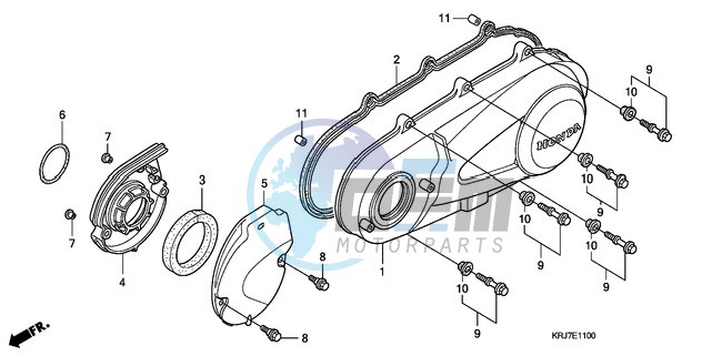 LEFT CRANKCASE COVER