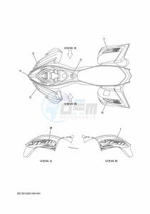 YFM700R (BCXR) drawing GRAPHICS