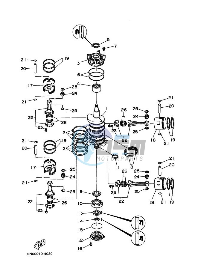 CRANKSHAFT--PISTON