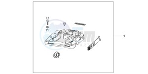 FES150A 125 S-WING drawing REAR BASE CARRIER