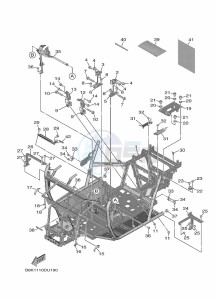 YXE850ENS YXE85WPLK (B8K8) drawing FRAME