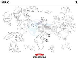 MRX-50-CASTROL-CASTROL drawing COWLING