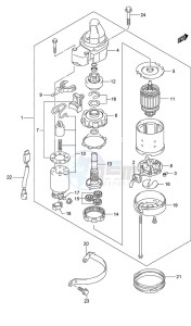 DF 300AP drawing Starting Motor