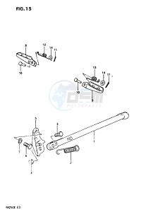 RM250 1999 drawing STAND -FOOTREST