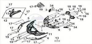 CRUISYM a 125 (LV12W3Z1-EU) (E5) (M3) drawing FR. COVER