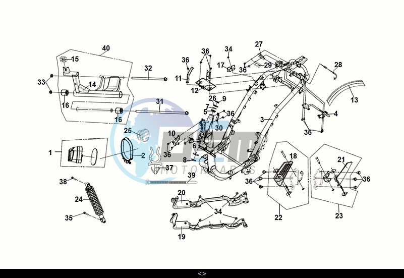 FRAME BODY - ENGINE MOUNT