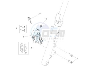 V7 III Special 750 e4 (APAC) drawing Front brake caliper