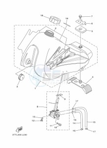 DT125 (3TTU) drawing FUEL TANK